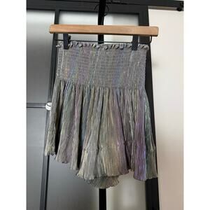 Queen of Sparkles Iridescent Shorts Size XS